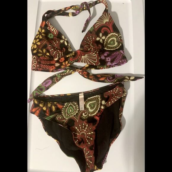 Victoria’s Secret Paisley print 2 piece bikini size S - Picture 1 of 9